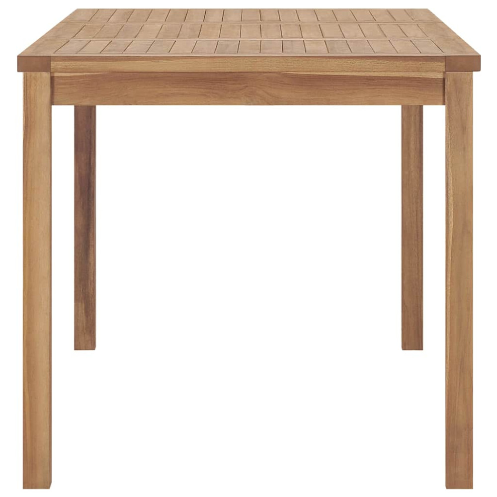 Produktbild för Trädgårdsbord 140x80x77 cm massiv teak