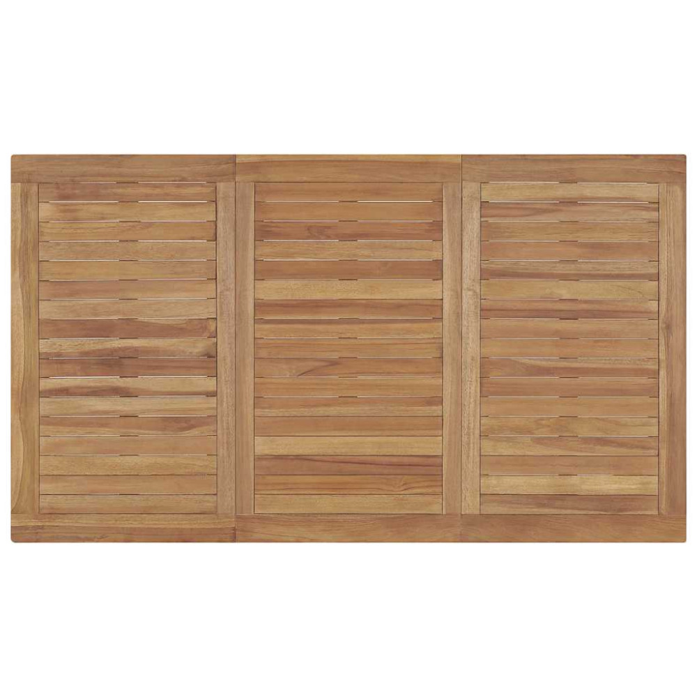 Produktbild för Trädgårdsbord 140x80x77 cm massiv teak