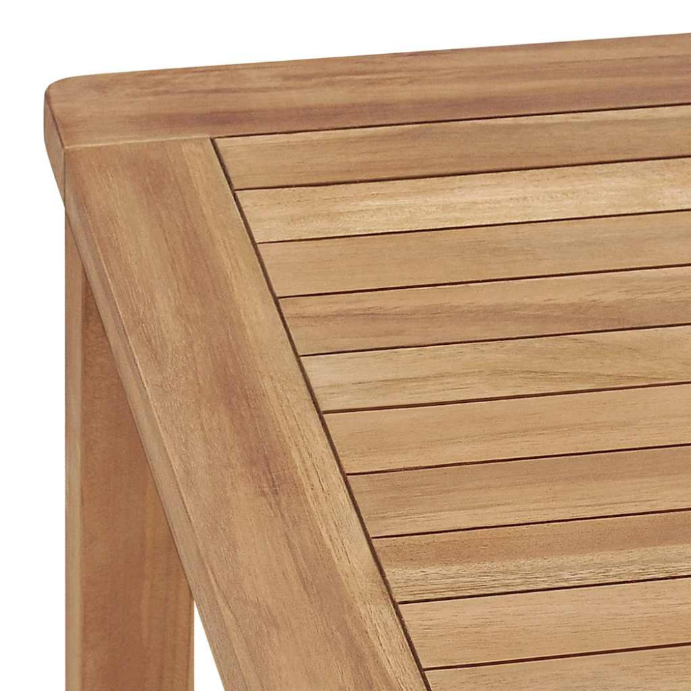 Produktbild för Trädgårdsbord 140x80x77 cm massiv teak