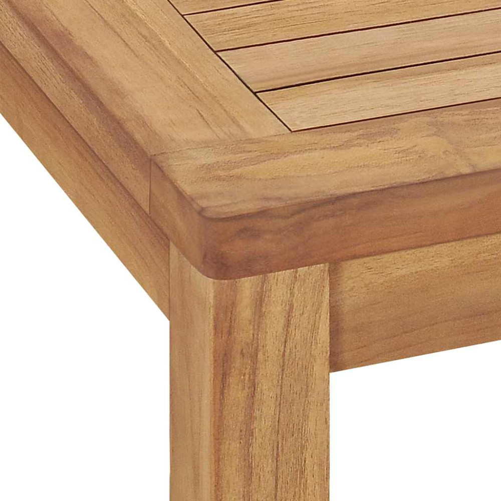 Produktbild för Trädgårdsbord 140x80x77 cm massiv teak