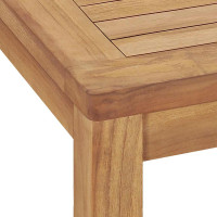 Produktbild för Trädgårdsbord 140x80x77 cm massiv teak