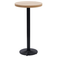 Produktbild för Bistro bordsben svart Ø43x107 cm gjutjärn