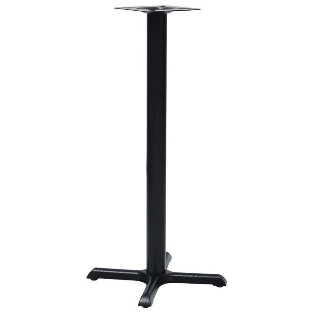 Produktbild för Bordsben för cafébord 56x56x107 cm gjutjärn