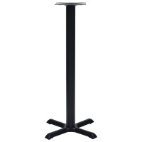 Produktbild för Bordsben för cafébord 56x56x107 cm gjutjärn