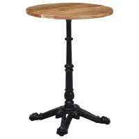 Produktbild för Bistro bordsben svart 52x52x72 cm gjutjärn