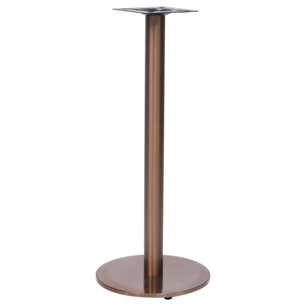 Produktbild för Bordsben för cafébord guld Ø45x107 cm rostfritt stål