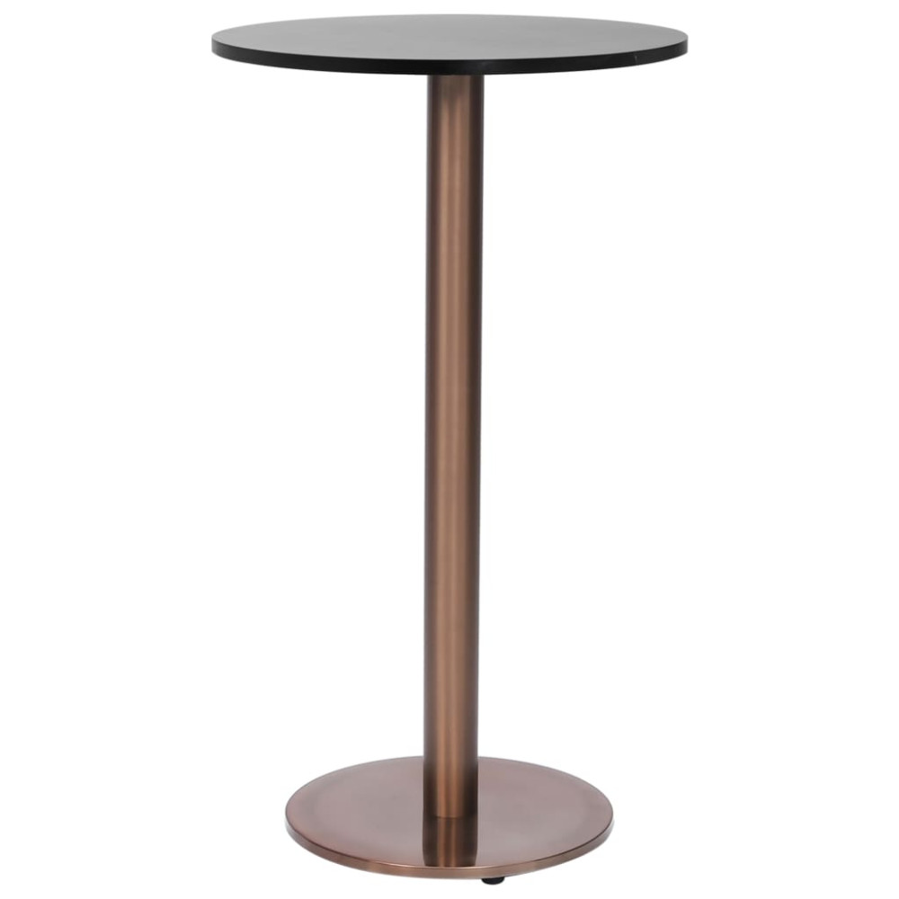 Produktbild för Bordsben för cafébord guld Ø45x107 cm rostfritt stål