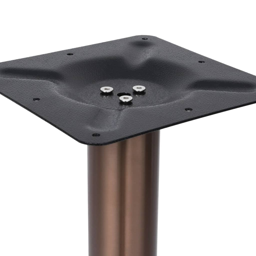 Produktbild för Bordsben för cafébord guld Ø45x107 cm rostfritt stål