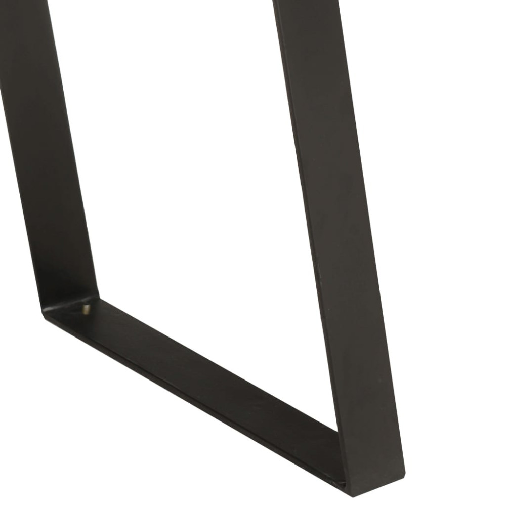 Produktbild för Avlastningsbord 100x35x76 cm massivt akaciaträ med levande kant