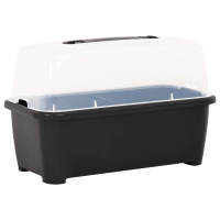 Produktbild för Upphöjd odlingslåda 77x38,7x82 cm PP
