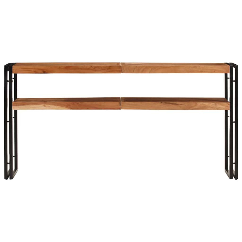 Produktbild för Avlastningsbord 150x30x75 cm massivt akaciaträ