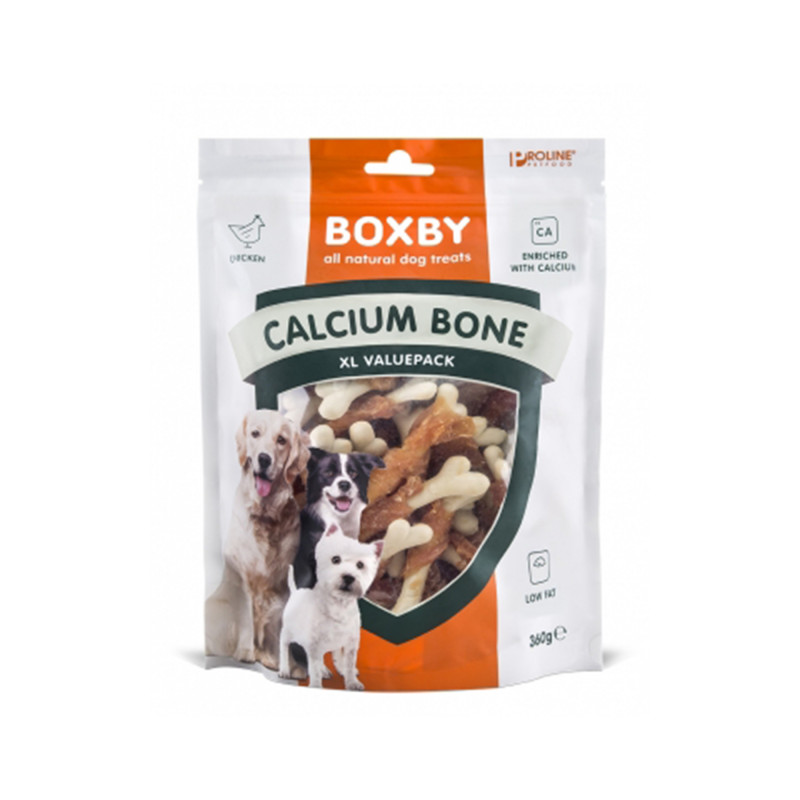 Produktbild för Boxby Proline Hund Calcium Bone 360 g