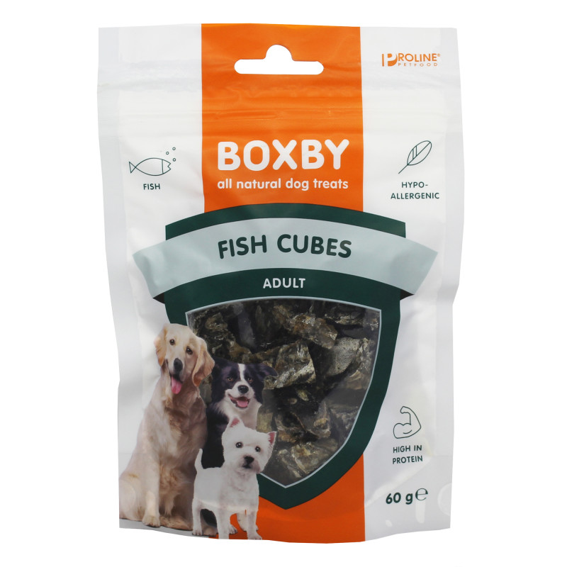 Produktbild för Boxby Proline Fish Cubes 60 g
