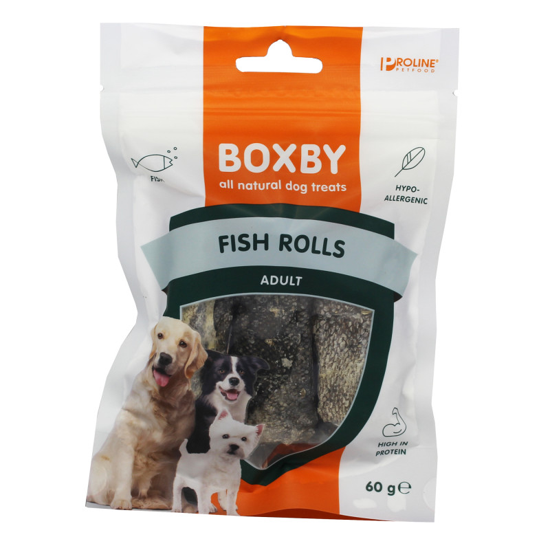 Produktbild för Boxby Proline Fish Rolls 60 g