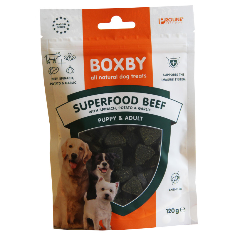 Produktbild för Boxby Superfood Beefgodis 120 g
