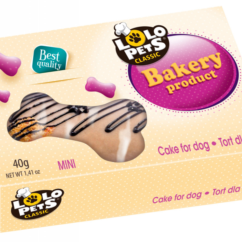 Produktbild för LoloTårt-ben Nöt&Choklad Mini 9 cm