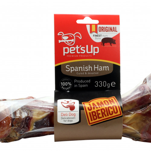 Pets Up Pets Up Spanish Ham bone 330 gram