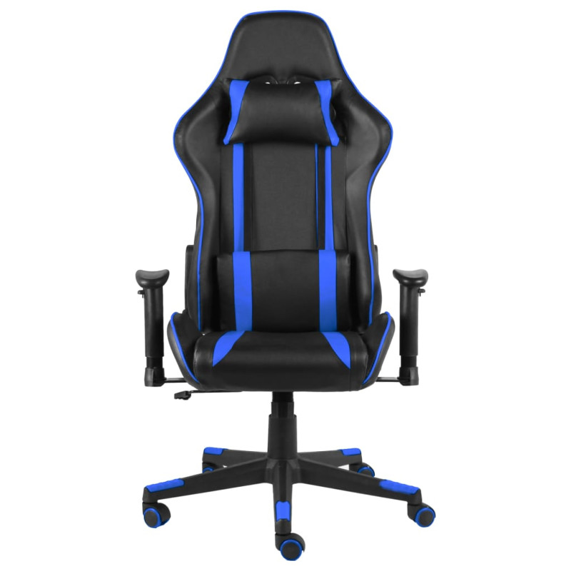 Produktbild för Snurrbar gamingstol blå PVC