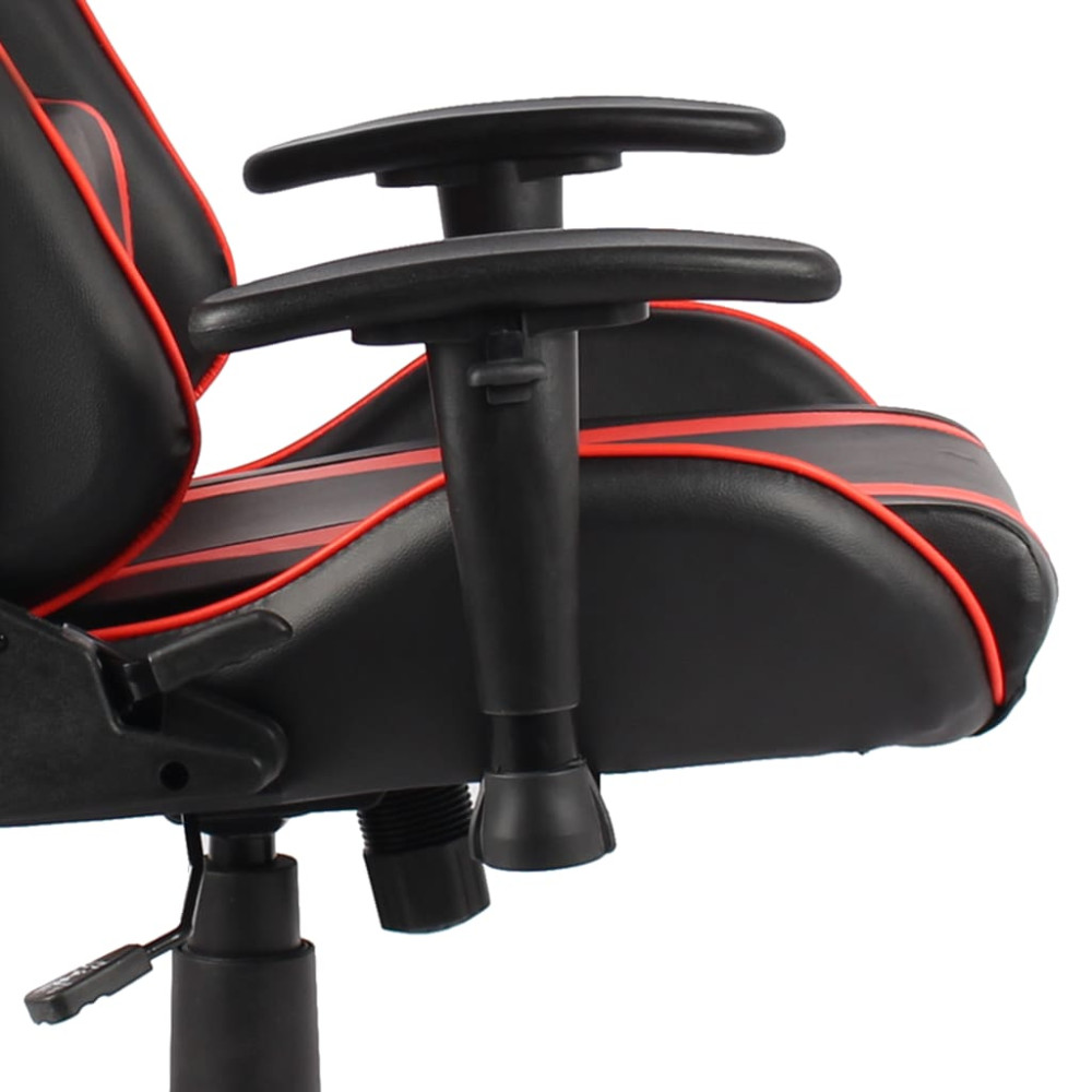 Produktbild för Snurrbar gamingstol röd PVC