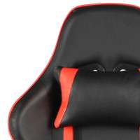 Produktbild för Snurrbar gamingstol röd PVC