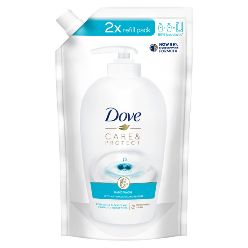 Produktbild för Dove Care & Protect Liquid Handwash Refill 500 ml