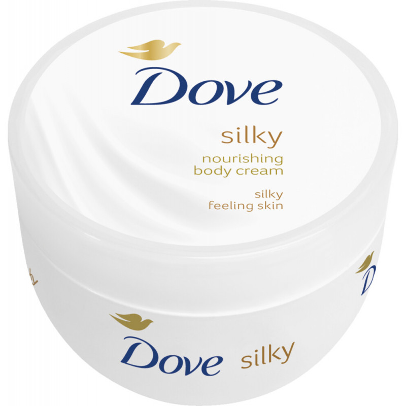 Produktbild för Dove Silky Body Cream 300 ml