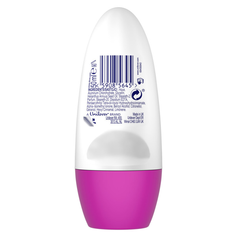 Produktbild för Dove Go Fresh Acai & Water Lily Roll-On 50 ml