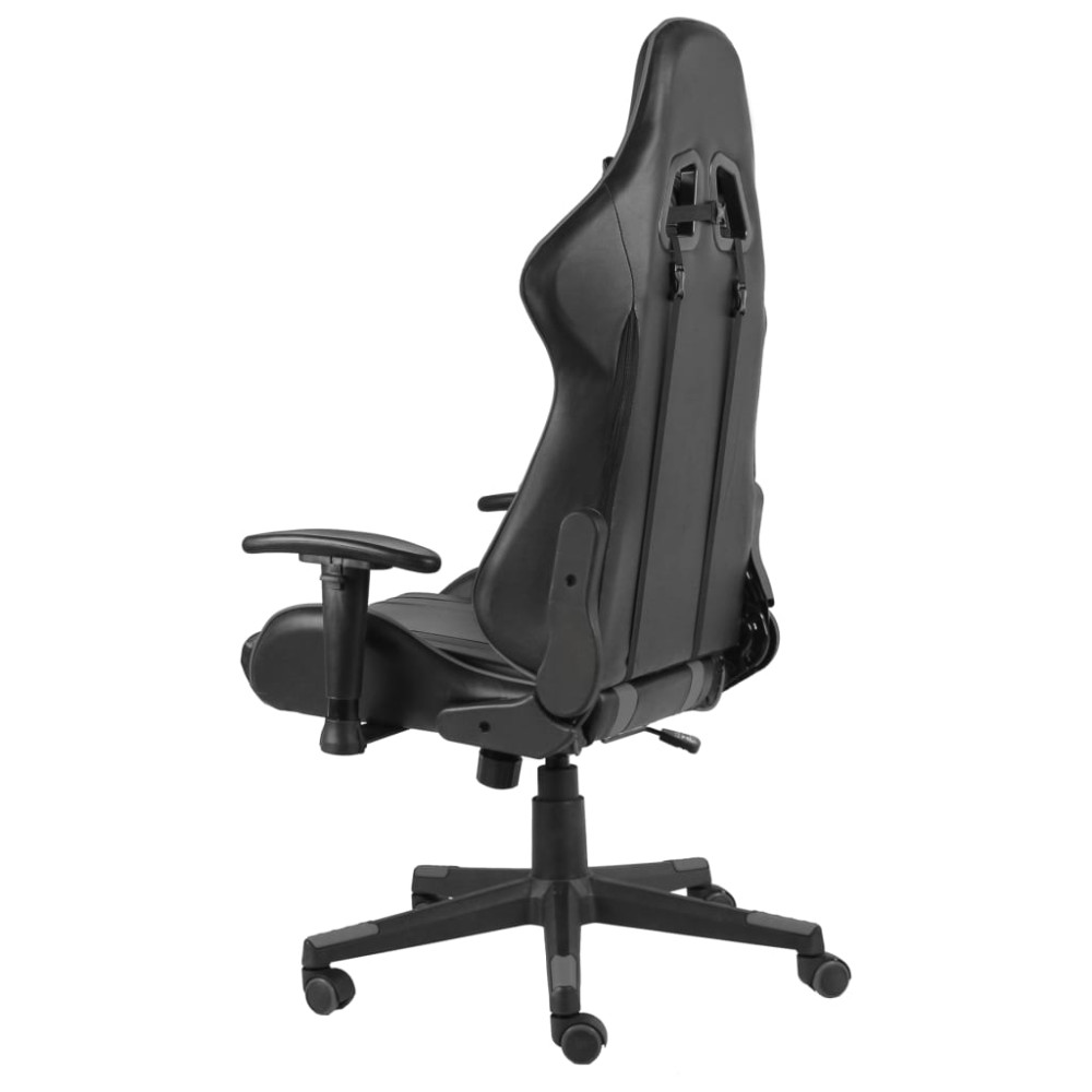 Produktbild för Snurrbar gamingstol grå PVC