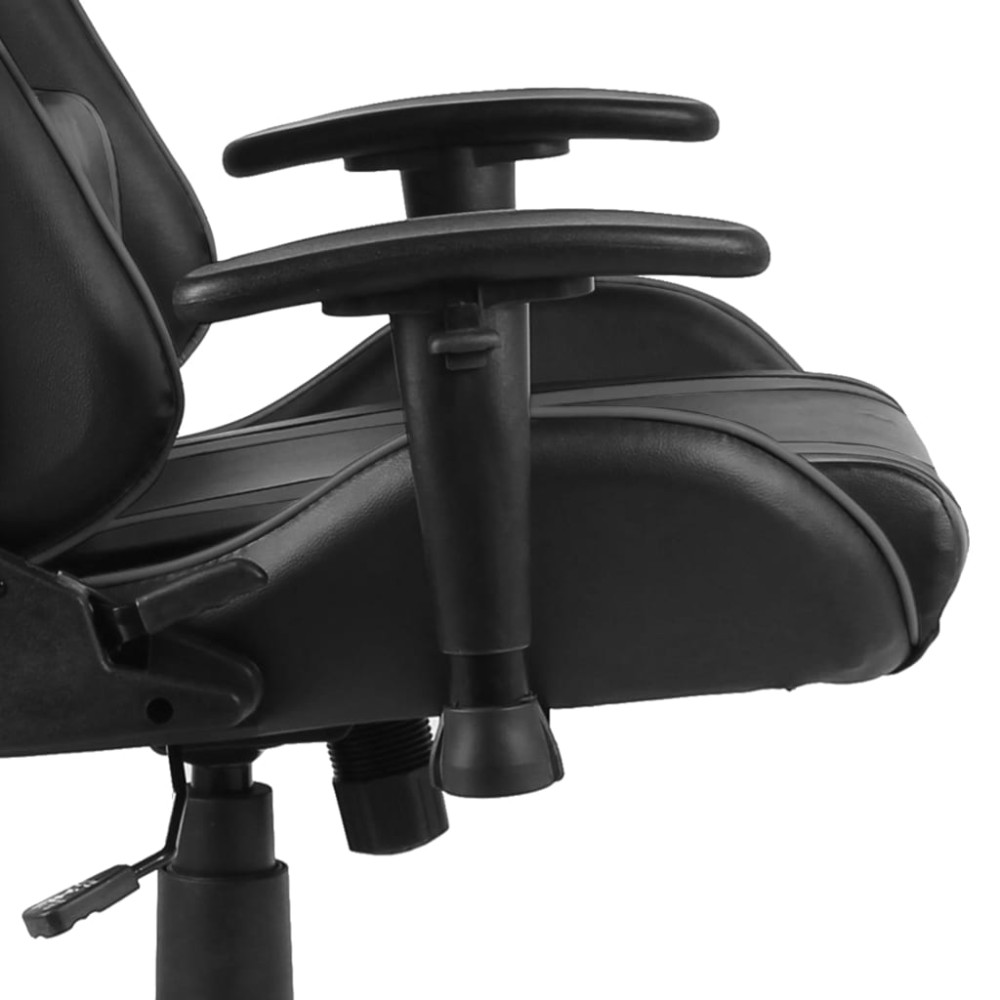 Produktbild för Snurrbar gamingstol grå PVC