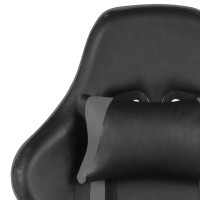 Produktbild för Snurrbar gamingstol grå PVC