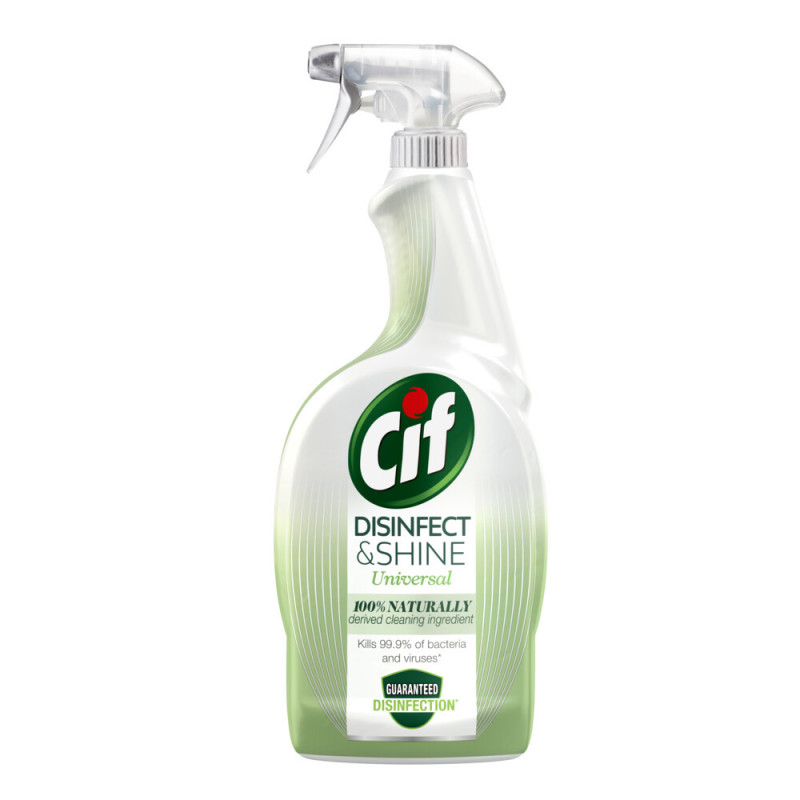 Produktbild för Cif Rengöringsspray Disinfect & Shine Universal 750 ml