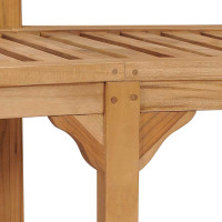 Produktbild för Bananbänk 180 cm massiv teak