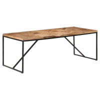 Produktbild för Matbord 200x90x76 cm massivt akaciaträ och mangoträ