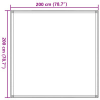 Produktbild för Tältmatta 200x200 cm taupe