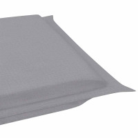 Produktbild för Solsäng med dyna gungdesign massiv teak