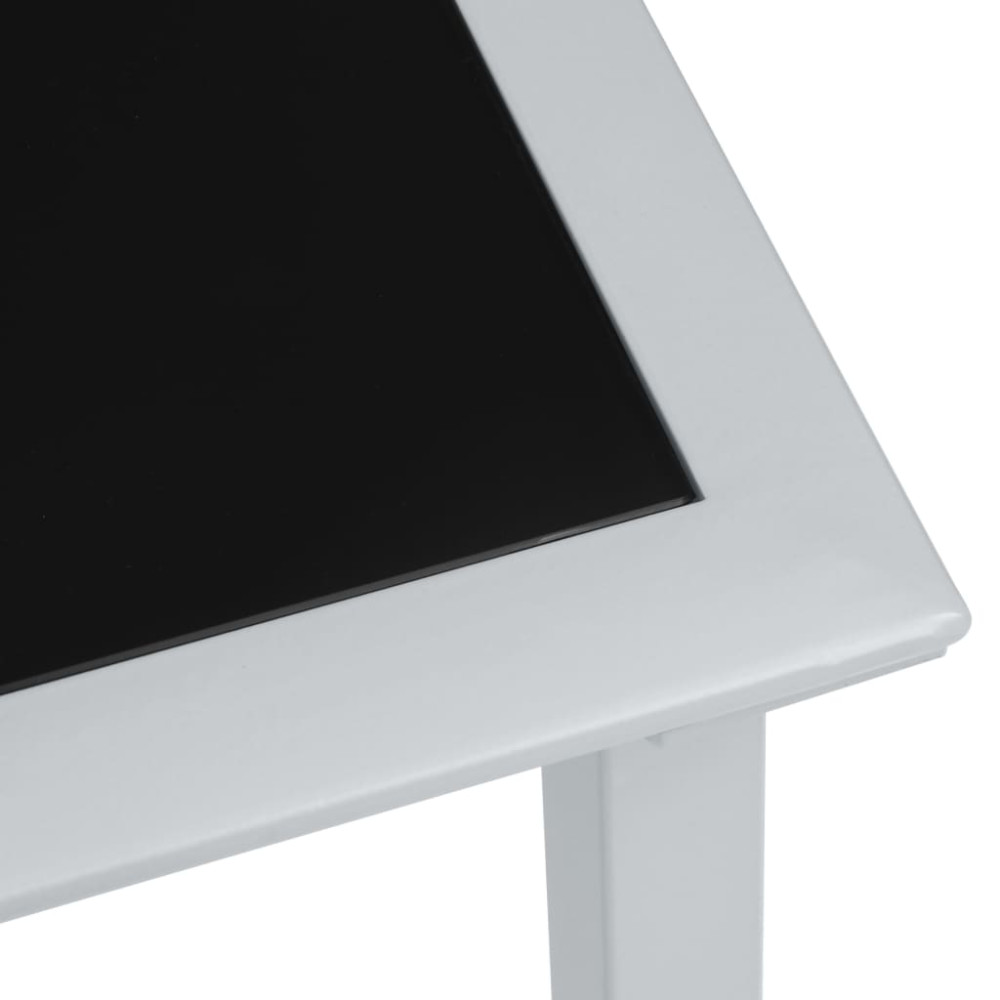 Produktbild för Solsängar 2 st med bord aluminium taupe