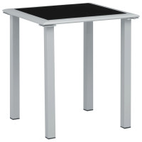 Produktbild för Solsängar 2 st med bord aluminium taupe