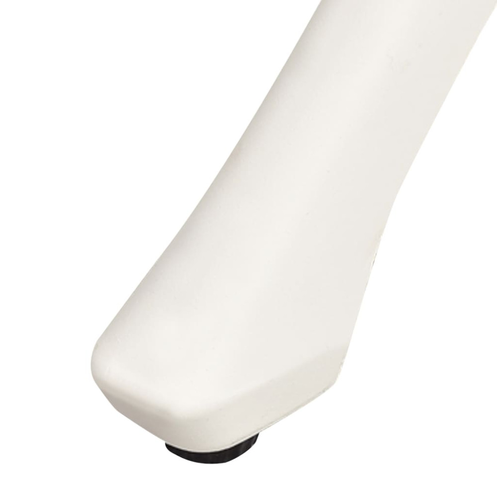 Produktbild för Trädgårdsbord vit 78x78x72 cm gjuten aluminium