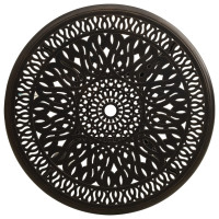 Produktbild för Trädgårdsbord brons 90x90x74 cm gjuten aluminium