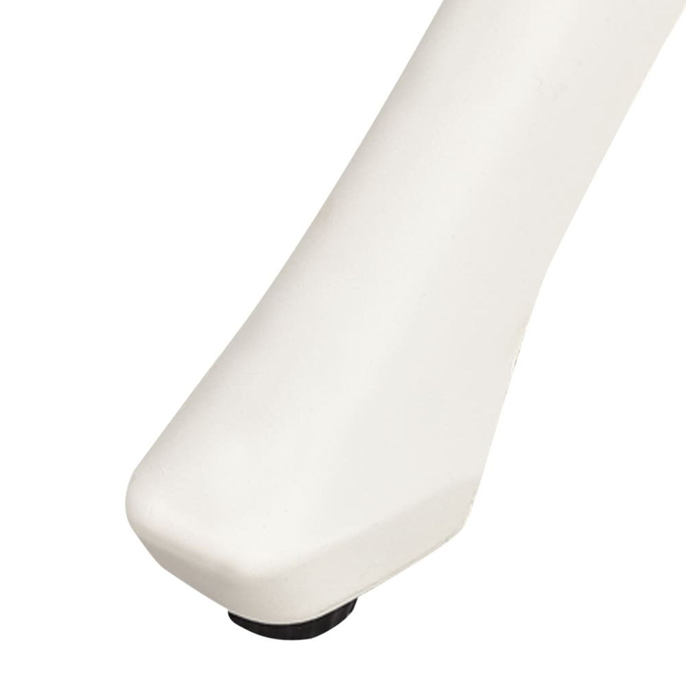 Produktbild för Trädgårdsbord vit 90x90x74 cm gjuten aluminium