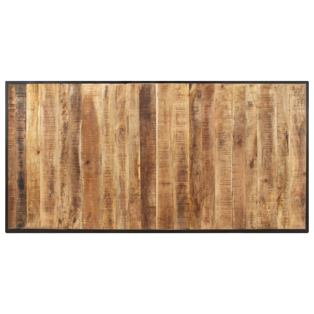 Produktbild för Matbord 160 cm grovt mangoträ