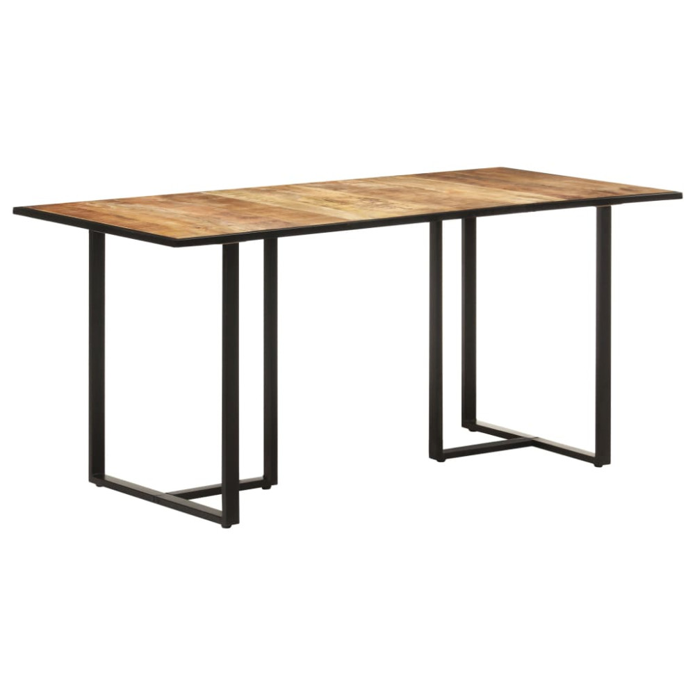 Produktbild för Matbord 160 cm grovt mangoträ