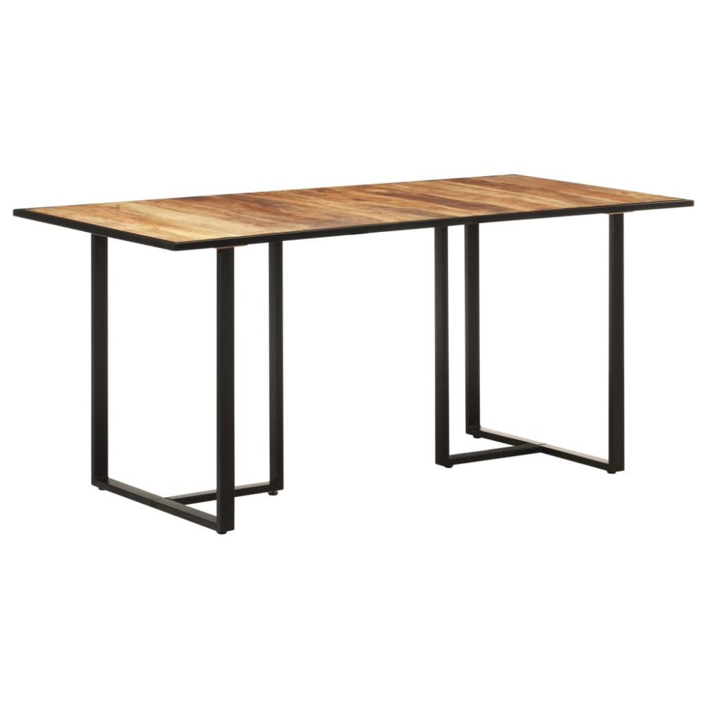 Produktbild för Matbord 160 cm grovt mangoträ