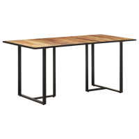 Produktbild för Matbord 160 cm grovt mangoträ