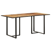 Produktbild för Matbord 160 cm grovt mangoträ