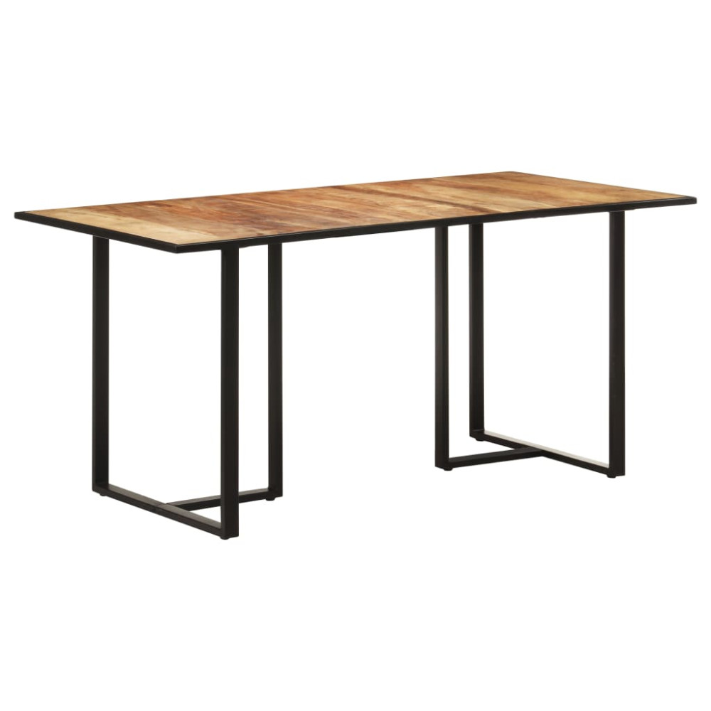 Produktbild för Matbord 160 cm grovt mangoträ