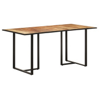 Produktbild för Matbord 160 cm grovt mangoträ