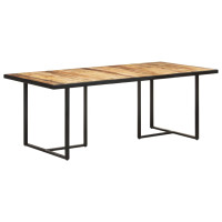 Produktbild för Matbord 200 cm grovt mangoträ