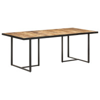 Produktbild för Matbord 200 cm grovt mangoträ