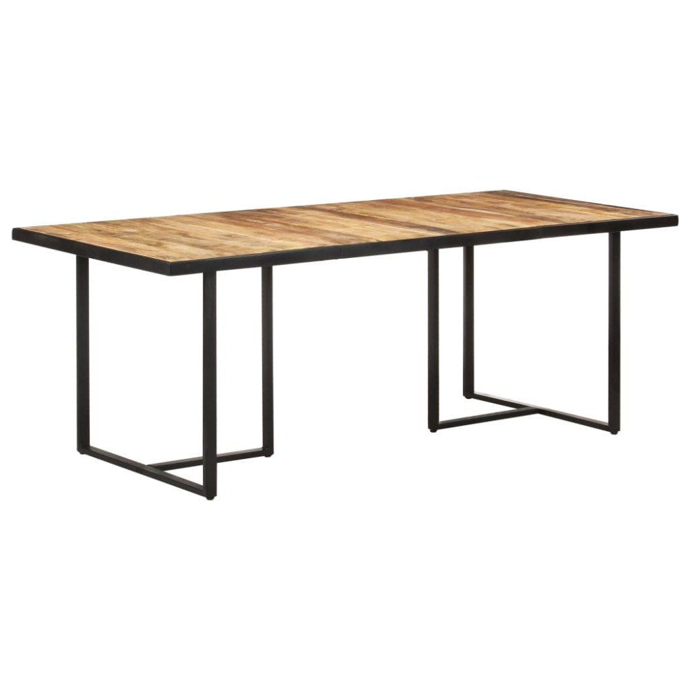 Produktbild för Matbord 200 cm grovt mangoträ